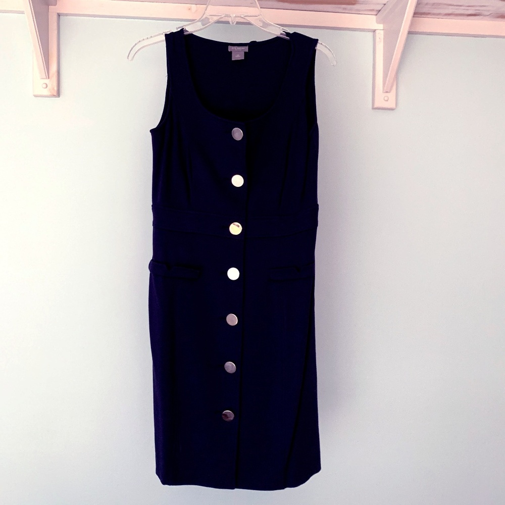 Ann Taylor Button Pencil Dress